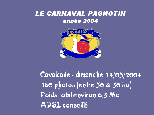  ..: Diaporama de la Cavalcade de Carnaval :.. 